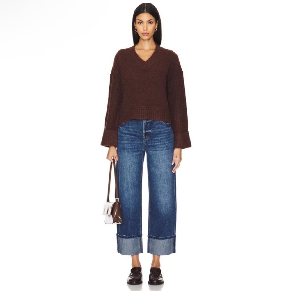 Pistola Joy Cropped V-Neck Sweater M